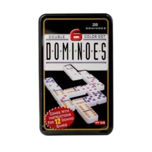 JUEGO DE DOMINO CHANCHO 6 CAJA METALICA