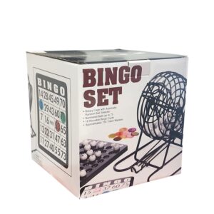 JUEGO DE BINGO PROF CON TOMBOLA METALICA