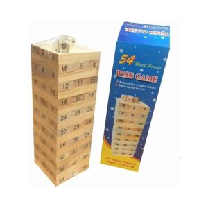 JUEGO DE JENGA WISS TOY 54 PIEZAS PEQUEÑO